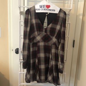 Free people plaid dress